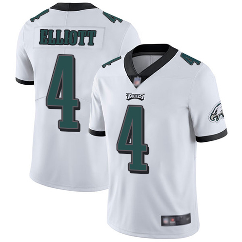 Men Philadelphia Eagles #4 Jake Elliott White Vapor Untouchable NFL Jersey Limited Player Football